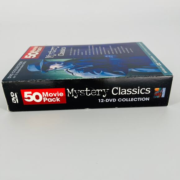 Mystery Classics 50 Movie Pack 12-DVD Collection - Good Used Condition - Picture 8 of 15